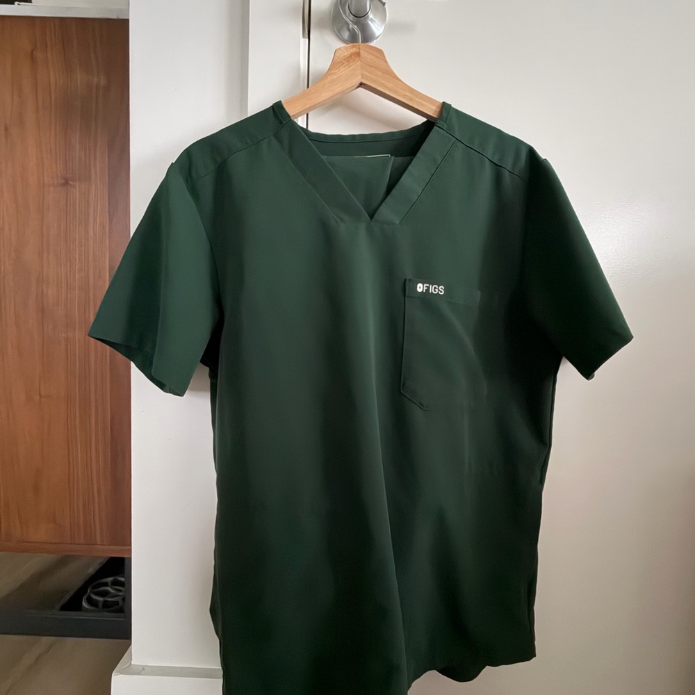 Figs Men's Small/Medium Scrub Set - British Racing Green